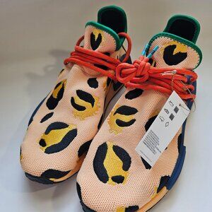 Adidas NMD Hu Pharrell Animal Print Leopard Pulse Amber Men's Size 9 HP3221